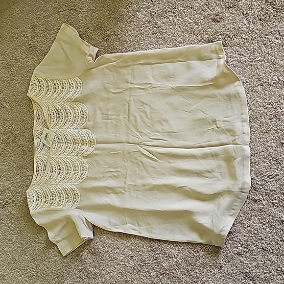 Club Monaco CM Cassie lace tee - Picture 1 of 7